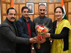 
      
      Delegation of state Computer Teachers' Association meets CM Sukhu
      
      
