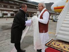 
      
      Manohar Lal Khattar meets Bhutan's Energy Minister
      
      