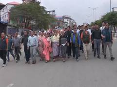 
      
      Manipur: AMUCO protests in Imphal over Tronglaobi bomb attack
      
      