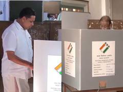
      
      Keralam Polls: Speaker Shamseer, Congress MP Sudhakaran cast vote
      
      