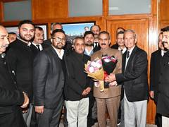 
      
      Delegation of Bar Association Theog meets Himachal CM Sukhu
      
      