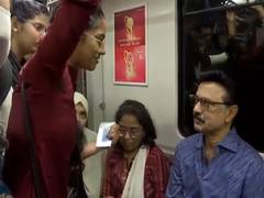 
      
      Tamil Nadu CM travels by Chennai Metro for poll campaign in Chenn
      
      