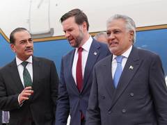 
      
      Oil and water: US team lands in Pak for truce, Hormuz talks
      
      
