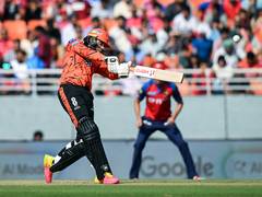 
      
      Down the track, in the 'V': Abhishek's masterclass against PBKS
      
      