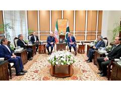 
      
      Pak PM Shehbaz meets Iranian delegation in Islamabad
      
      