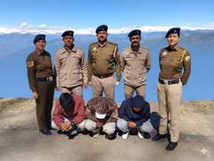 
      
      Shimla Police arrest 3 Nepal nationals, seize 9.28 Kg opium
      
      