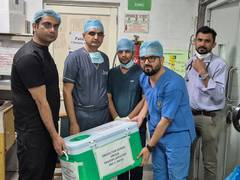 
      
      45-year-old brain-dead woman saves lives through organ donation
      
      