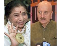 
      
      Anupam Kher extends condolences Asha Bhosle's family  
      
      