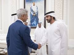 
      
      Jaishankar meets UAE President Mohamed bin Zayed
      
      