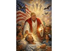 
      
      Trump deletes AI-generated image depicting himself as Jesus
      
      