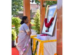 
      
      President Droupadi Murmu pays tribute to Babasaheb Ambedkar
      
      