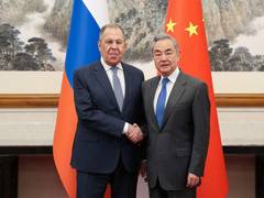 
      
      Russian FM Lavrov and Chinese FM Wang Yi hold bilateral talks
      
      