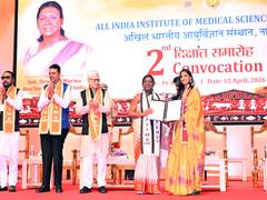 
      
      President Murmu attends AIIMS Nagpur Convocation
      
      