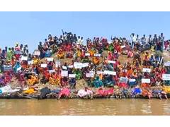 
      
      Tribals in Chhatarpur continues protest against Ken–Betwa Lin
      
      