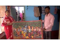 
      
      National awardee Patachitra artist urges govt support
      
      