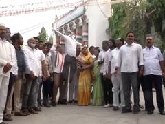 
      
      Telangana Congress protests against Tejasvi Surya's remarks in LS
      
      