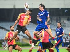 
      
      ISL: 10-man East Bengal fight back thrice to hold Bengaluru FC
      
      