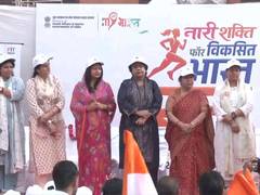 
      
      Leaders flag off ‘Nari Shakti–Viksit Bharat Run’ in Jaipur
      
      