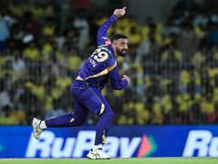 
      
      Chakaravarthy becomes third bowler to take 100 wickets for KKR
      
      