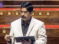 
      
      DMK introduces Private Member's Bill; serves notice in RS
      
      