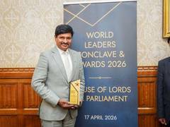 
      
      Former MP Santosh Kumar honoured as 