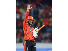 
      
      Abhishek Sharma smashes fastest fifty for SRH
      
      