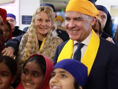 
      
      Canadian PM Carney visits gurudwara marking 'Sikh Heritage Month'
      
      