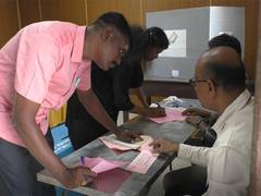 
      
      Postal voting concludes in Thoothukudi for government staff
      
      
