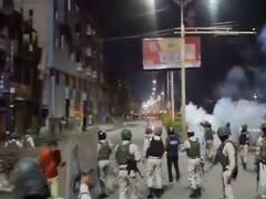 
      
      Security forces use tear gas to disperse protesters in Imphal
      
      