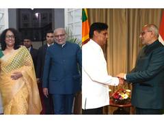 
      
      Vice President Radhakrishnan meets Sri Lankan PM Amarasuriya
      
      