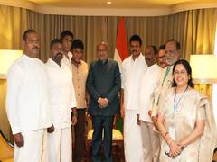 
      
      VP CP Radhakrishnan meets Tamil leaders in Sri Lanka
      
      