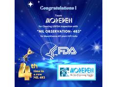 
      
      Morepen Labs' Facility Clears USFDA Inspection
      
      