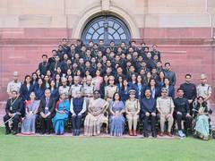 
      
      Probationary officers call on President Murmu
      
      