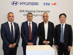
      
      Hyundai Motor, TVS Motor sign pact to develop electric 3-wheeler
      
      