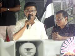
      
      MK Stalin, Kejriwal hold election campaign in Tamil Nadu
      
      