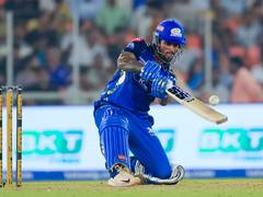 
      
      IPL 2026: Tilak Varma's maiden ton proples MI to 199/5 vs GT
      
      