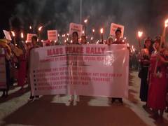 
      
      Road blockade marks day 2 of 5-day shutdown in Manipur
      
      