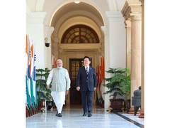 
      
      PM Modi welcomes South Korea President Lee
      
      
