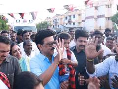 
      
      Stalin campaigns for DMK candidate Ma Subramanian in Saidapet
      
      