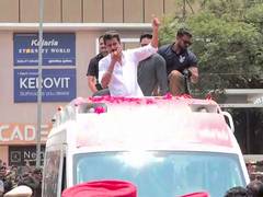 
      
      TVK chief Vijay holds roadshow in Saidapet area for TN polls
      
      