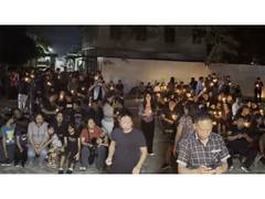 
      
      Candlelight vigil held in Lamka in rememberence of Late MLA Valte
      
      