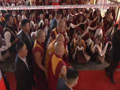 
      
      Tibetans offer long life prayers for 14th Dalai Lama
      
      