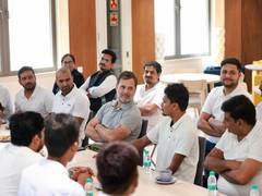 
      
      Rahul Gandhi meets Youth Congress workers 'arrested for peaceful
      
      