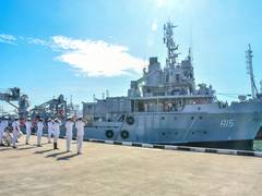 
      
      INS Nireekshak in Colombo for India–Sri Lanka DIVEX 2026
      
      