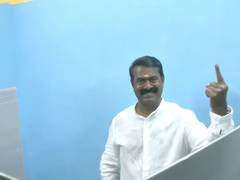 
      
      Tamil Nadu elections: NTK chief Seeman casts vote in Neelankarai
      
      