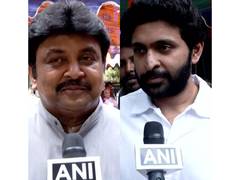 
      
      Prabhu, Vikram Prabhu appeal to citizens to cast vote
      
      