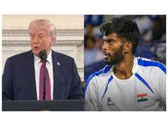 
      
      Indian tennis player Suresh gets high praise from Donald Trump
      
      