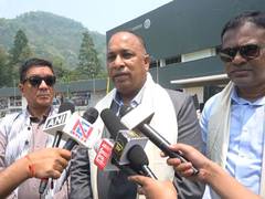 
      
      Saikia visits newly constructed indoor cricket academy in Sikkim
      
      