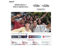 
      
      Mid-Range Selfie Champion, OPPO F33 Pro 5G Goes on Sale Today
      
      