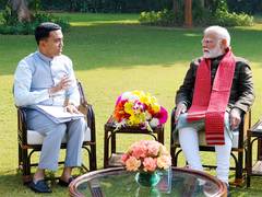 
      
      PM Modi extends birthday greetings to Goa CM Pramod Sawant
      
      